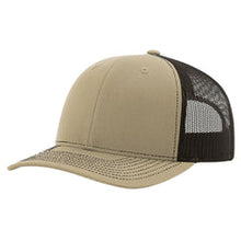 Load image into Gallery viewer, Adult Richardson Trucker Hat Snapback with Leather Patch