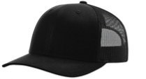 Load image into Gallery viewer, Adult Richardson Trucker Hat Snapback with Leather Patch