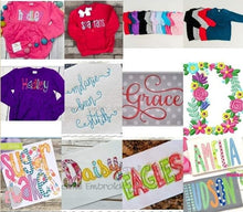 Load image into Gallery viewer, Appliqued/Design Bubble Sweatshirt Custom