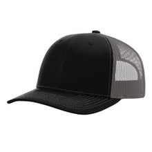 Load image into Gallery viewer, Adult Richardson Trucker Hat Snapback with Leather Patch
