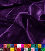 Load image into Gallery viewer, Purple Velvet Hand Sewn Wattle Twirl Dress
