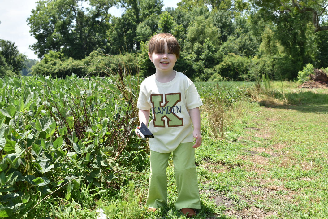 Boys Name or Monogram Summer Applique