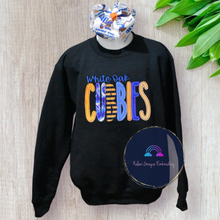 Load image into Gallery viewer, School/ Team Name Appliqued Adult Sweatshirt
