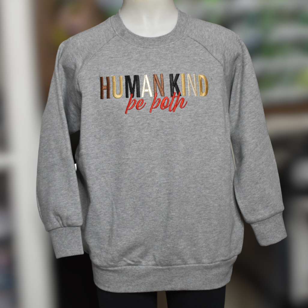 HUMAN KIND Be Both Adult Sweatshirt