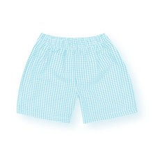 Load image into Gallery viewer, Boys Gingham Shorts and Coordinating Applique Design
