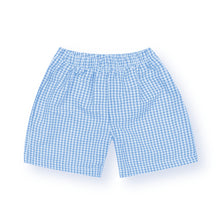 Load image into Gallery viewer, Boys Gingham Shorts and Coordinating Applique Design
