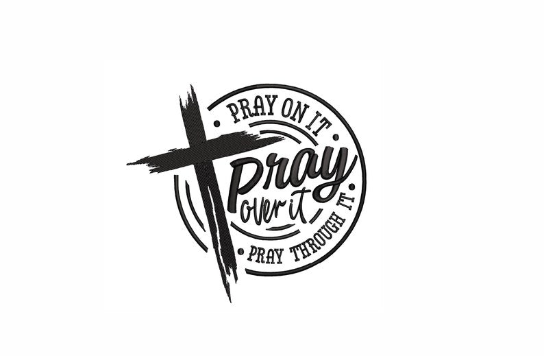 Pray On It Cross Youth Sweatshirt