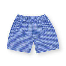 Load image into Gallery viewer, Boys Gingham Shorts and Coordinating Applique Design
