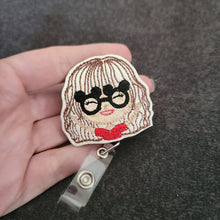 Load image into Gallery viewer, Embroidered badge reel
