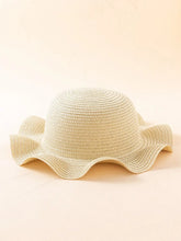 Load image into Gallery viewer, Baby-2 Embroidered Straw Hat 18.9&quot;
