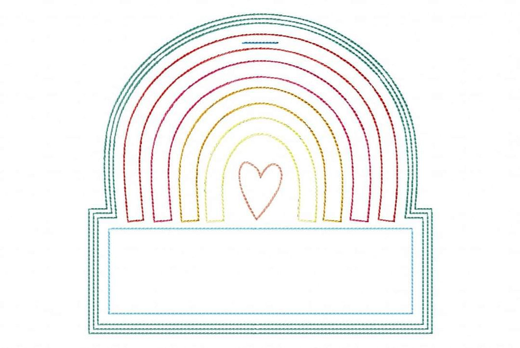 Loving Rainbow Bag Tag