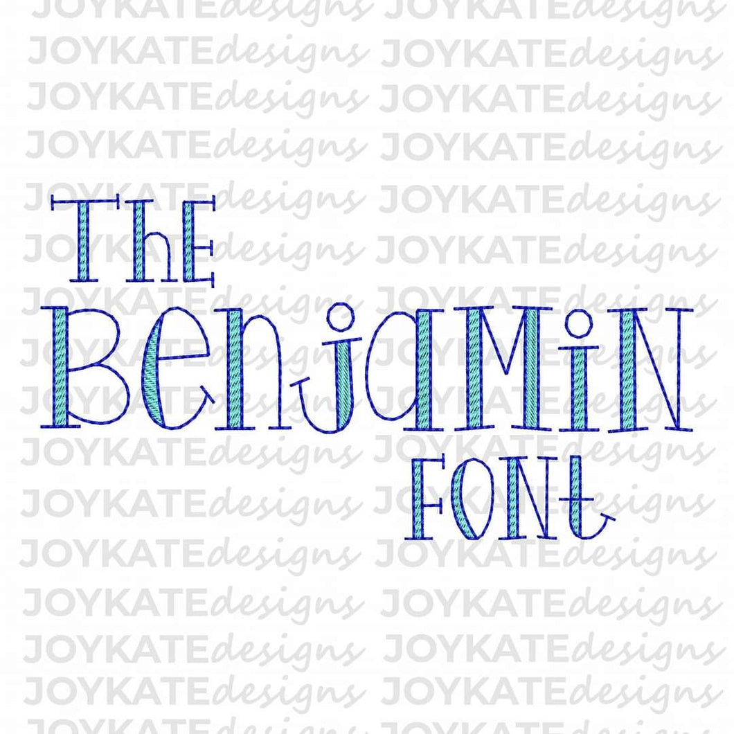 Benjamin Sketch Font