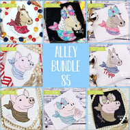 Bundle 85(choose amimal in vintage stitch or scratchy)