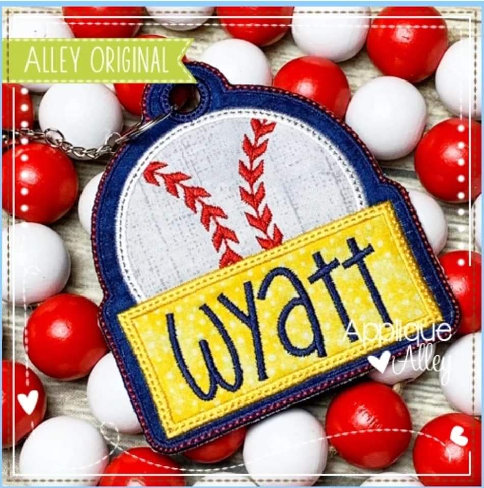 Baseball/Softball Tag with name or monogram